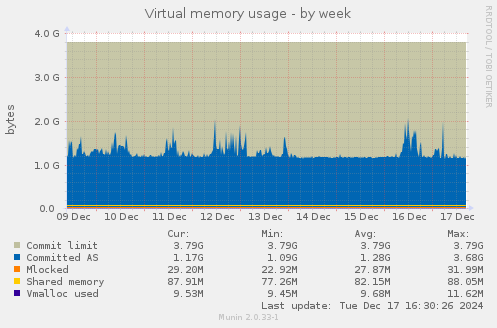 Virtual memory usage