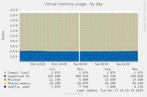 Virtual memory usage